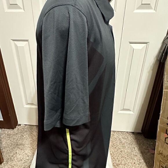 Nike Golf DriFit Black/Gray Mens XXL Short Sleeve Polo - Picture 4 of 5